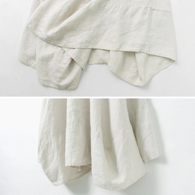 Brushed Linen Skirt