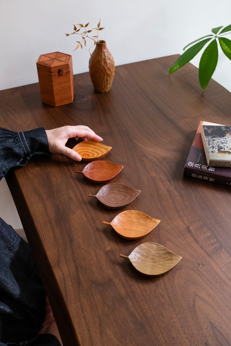 Handcrafted Mini Leaf Plate Set