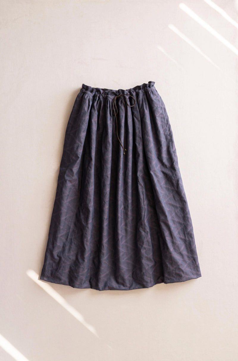 Shadow Gathered Skirt