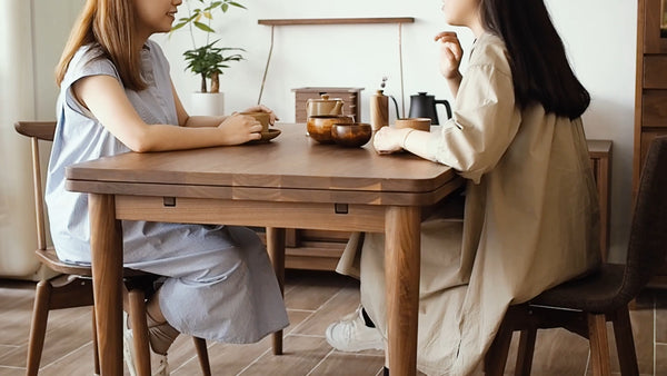 家具 | PIUMA 感動之全實木伸縮餐桌