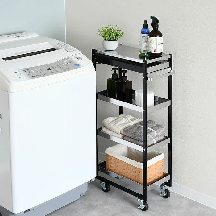 Slim Stainless Steel Kitchen Cart