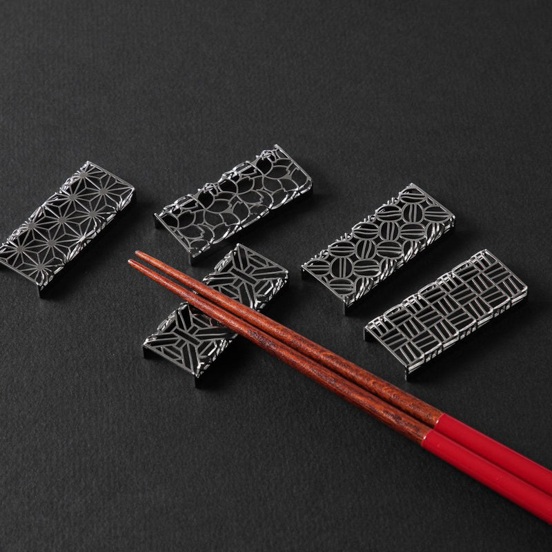 Unique Stainless Chopstick Rest Set