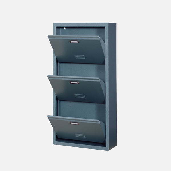 Slim Metal Shoe Storage