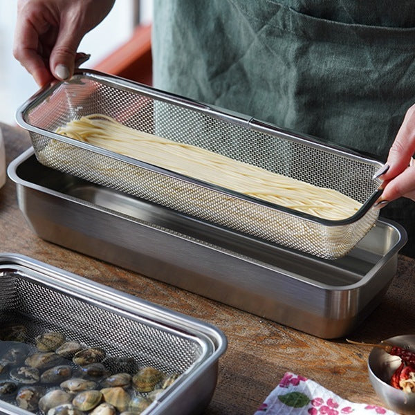 Square Tray & Strainer