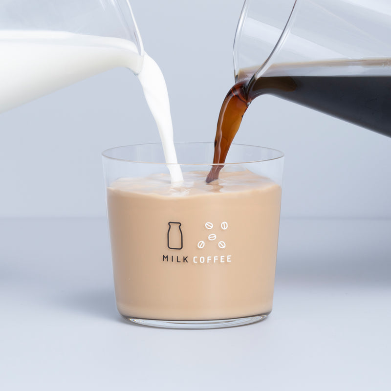 Coffee & Milk Glass