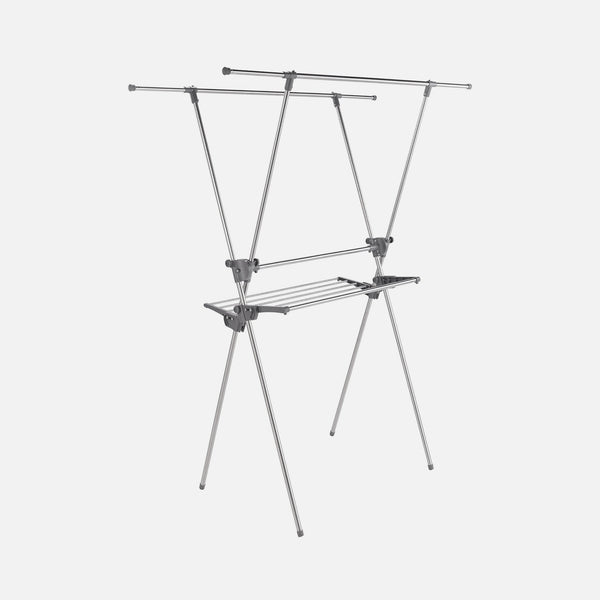 2-Tier Folding Laundry Stand