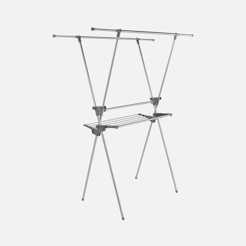 2-Tier Folding Laundry Stand