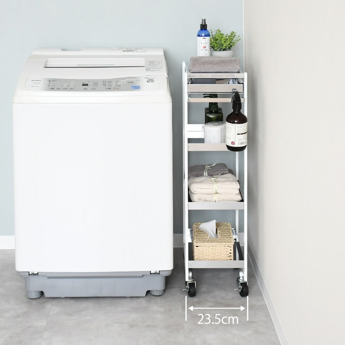 Slim Stainless Steel Kitchen Cart