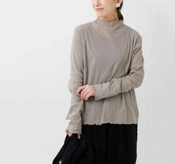 Cotton Tulle Pullover