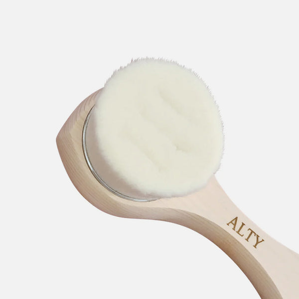 Mini handle body brush