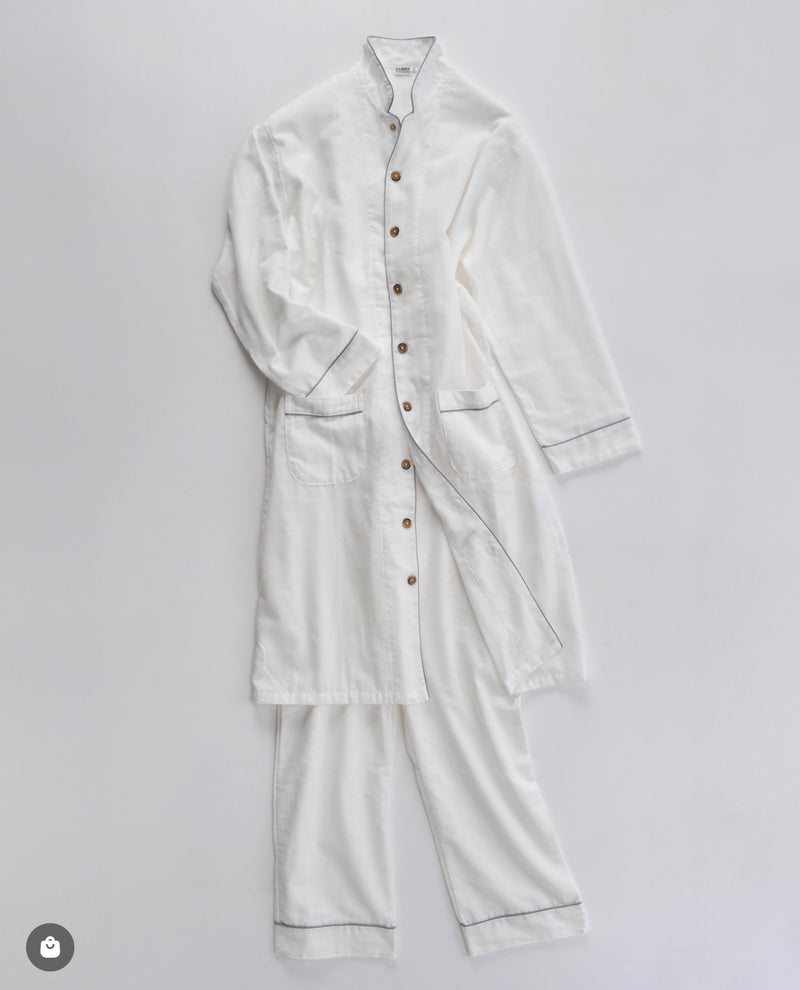 Wazarashi Double Layer Gauze Pajama Long Set