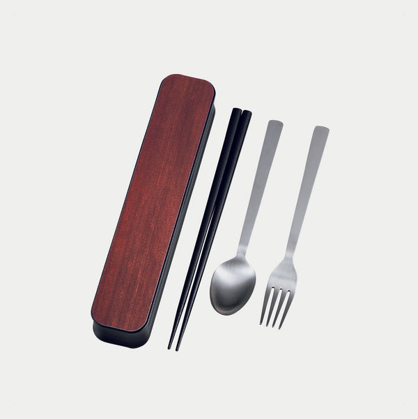 Cutlery Set & Case Grain