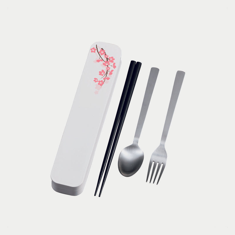 Cutlery Set & Case Sakura