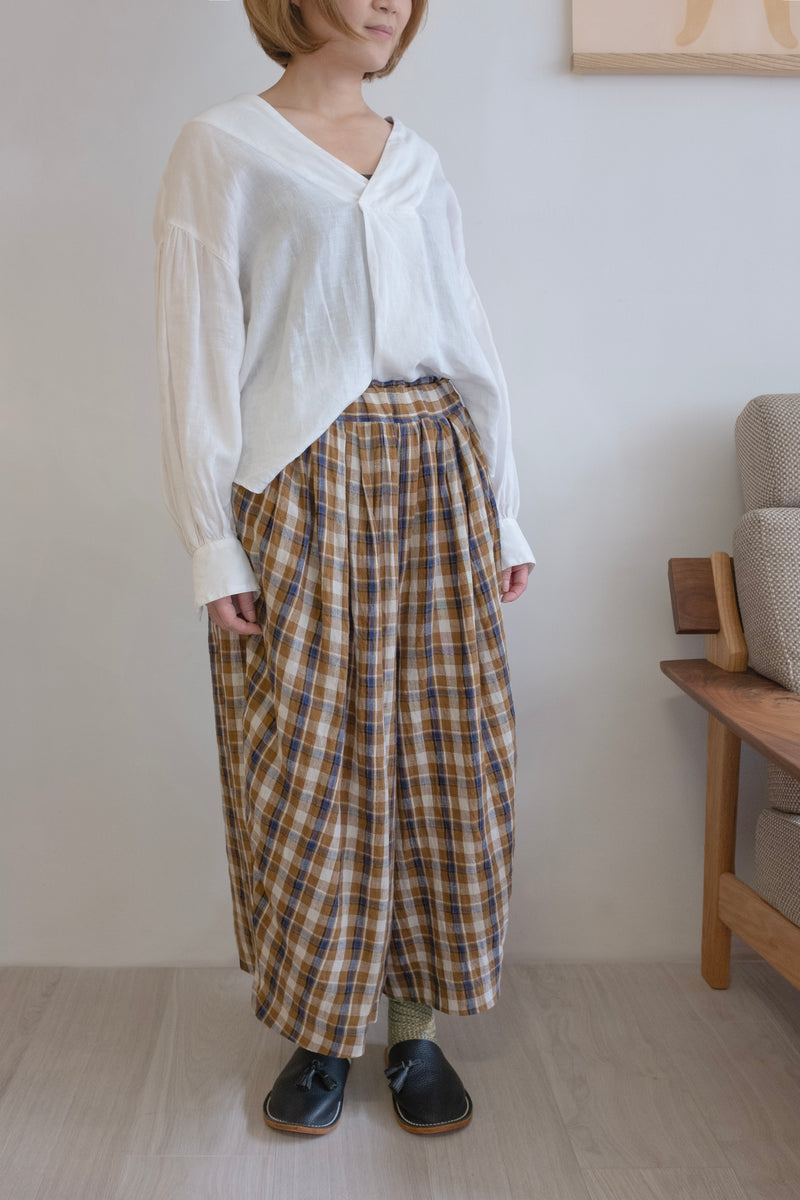 Twisted Linen Washer Pants
