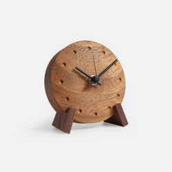 Monkeypod Table Clock