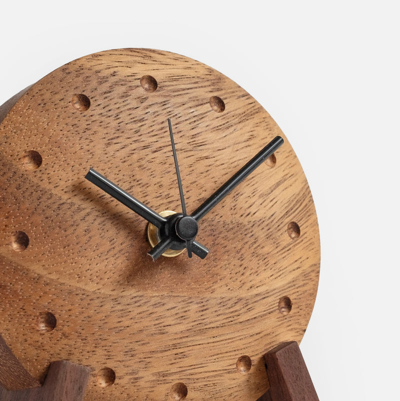 Monkeypod Table Clock