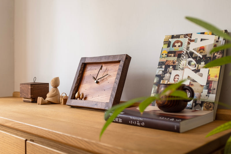 Forest Handcrafted Wooden Clock