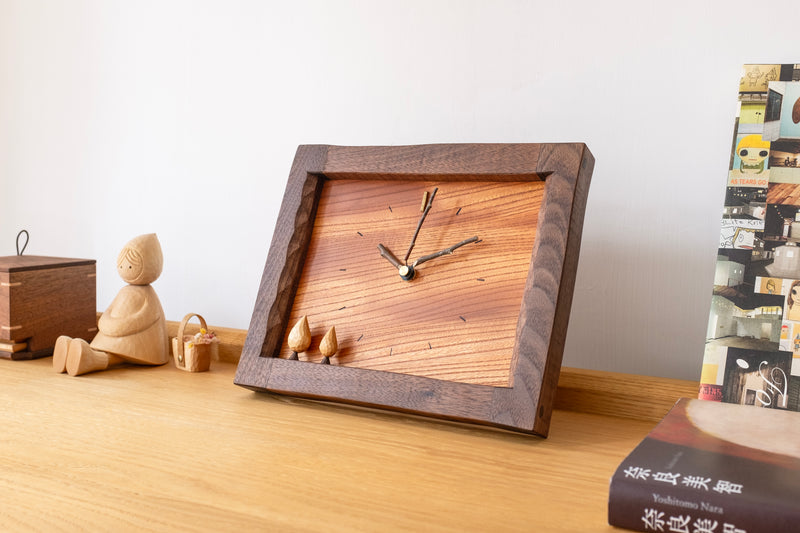 Forest Handcrafted Wooden Clock