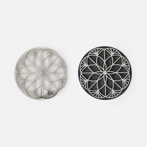 Unique Stainless Coaster Set