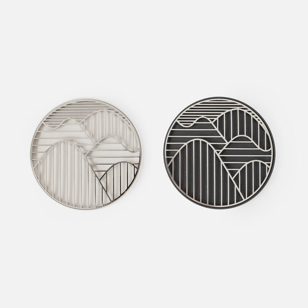 Unique Stainless Coaster Set