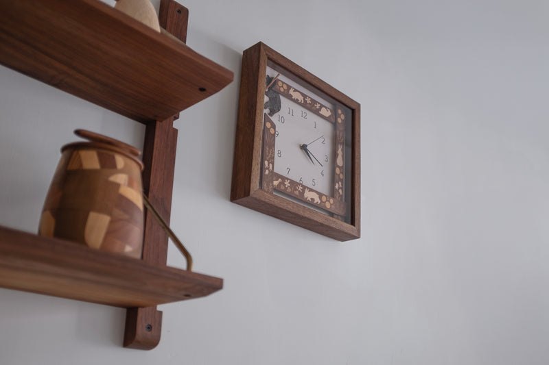 Wooden Inlay Clock Limited Edition