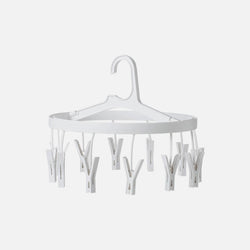 Round Folding Laundry Hanger With Pegs