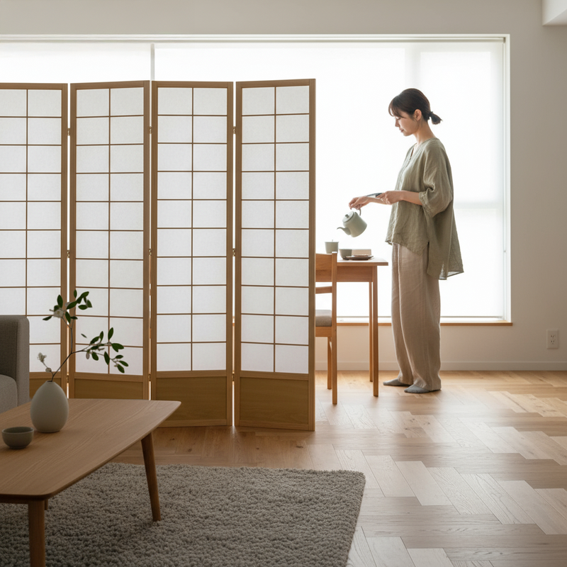 Japanese Style Privacy Screen
