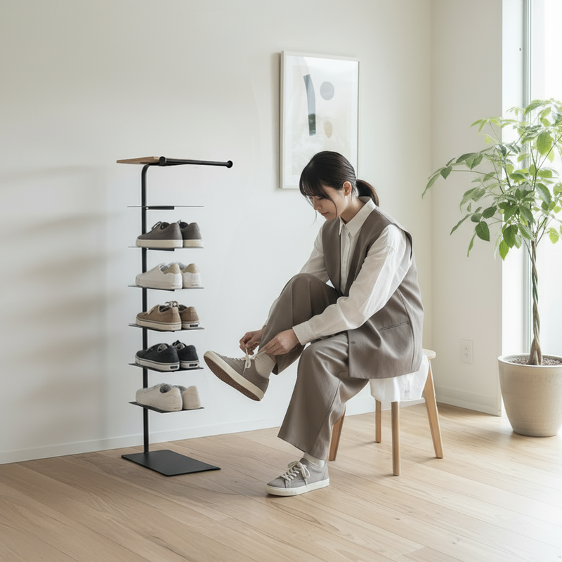 Stack Entry Shoe Organizer