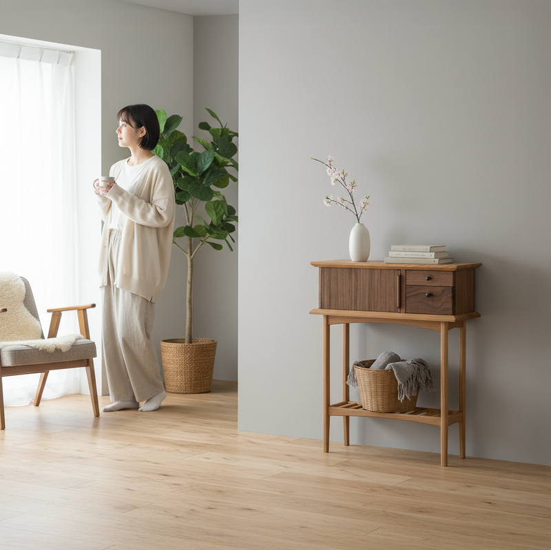 Mini Entryway Storage Cabinet