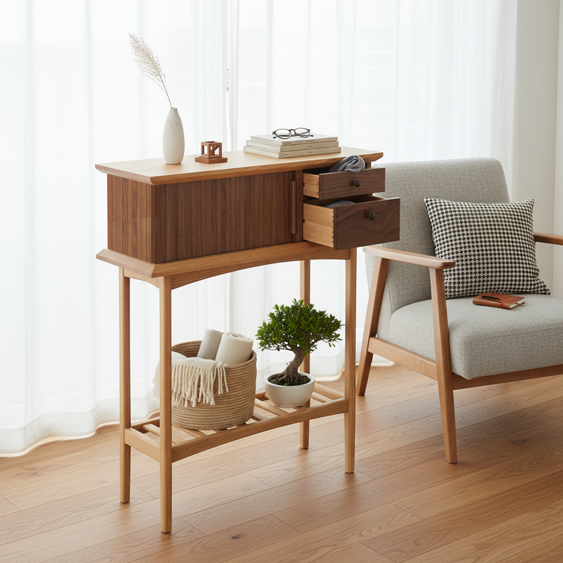 Mini Entryway Storage Cabinet