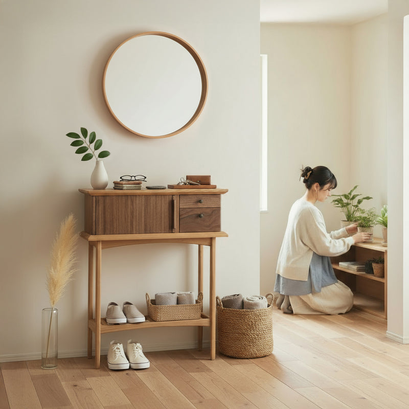 Mini Entryway Storage Cabinet