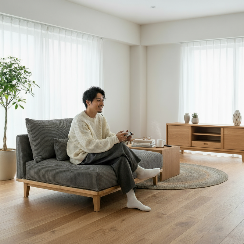 Happiness Sofa Corduroy