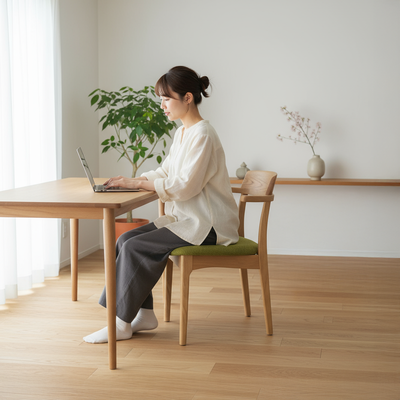 Perches Half Arm Chair