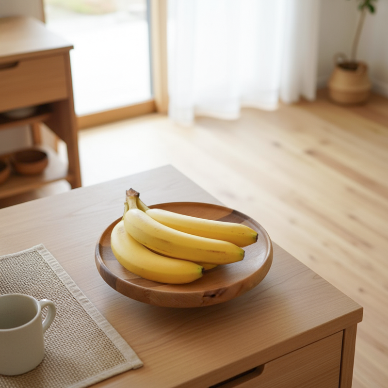 Wooden Inlay Fruit Plate 21