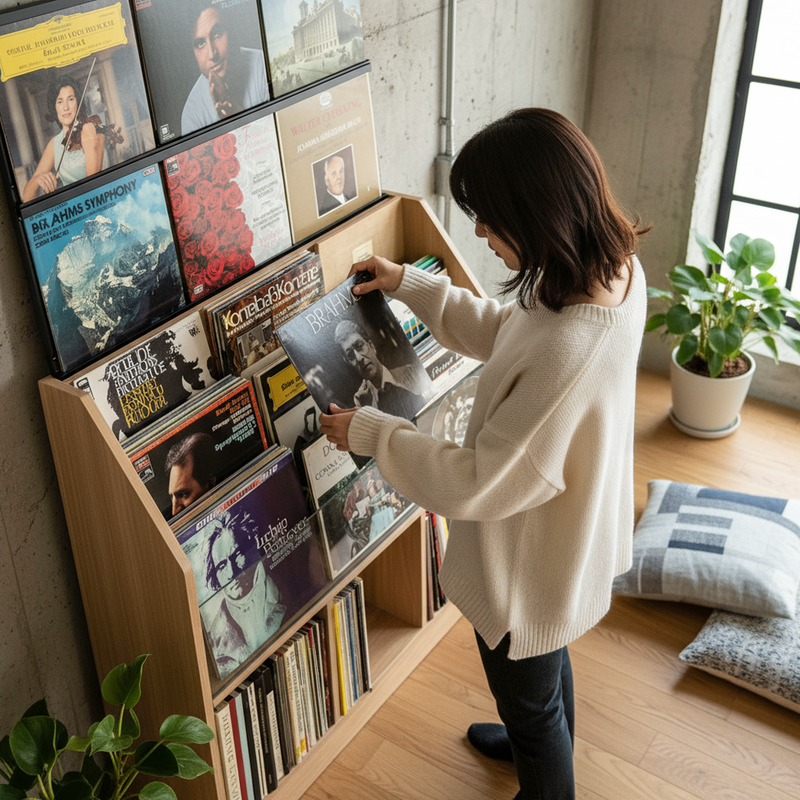 Record Display Rack
