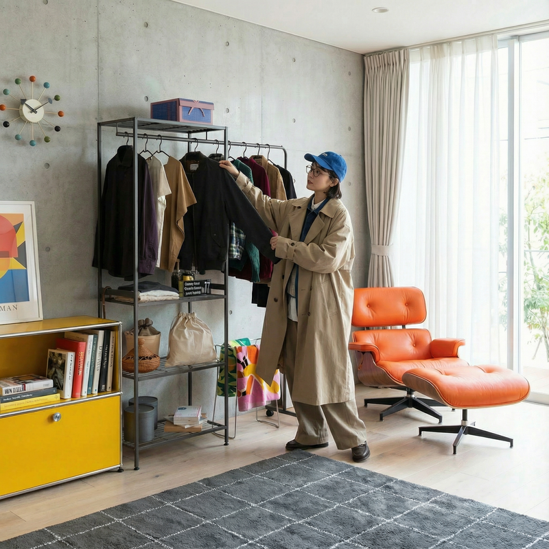 Heini Slide Racker COME IN' 衣物收納 | Slide Hanger Rack – COME IN' LIVING LIMITED