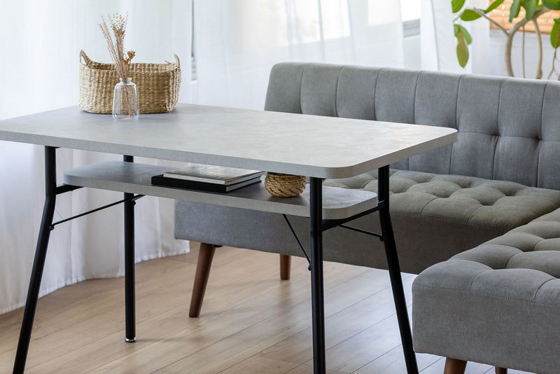 Mild Dining Table Stone Gray