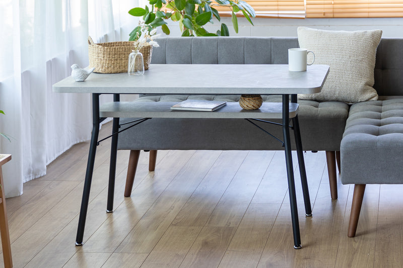 Mild Dining Table Stone Gray