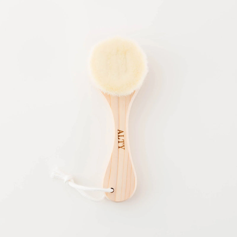 Mini handle body brush