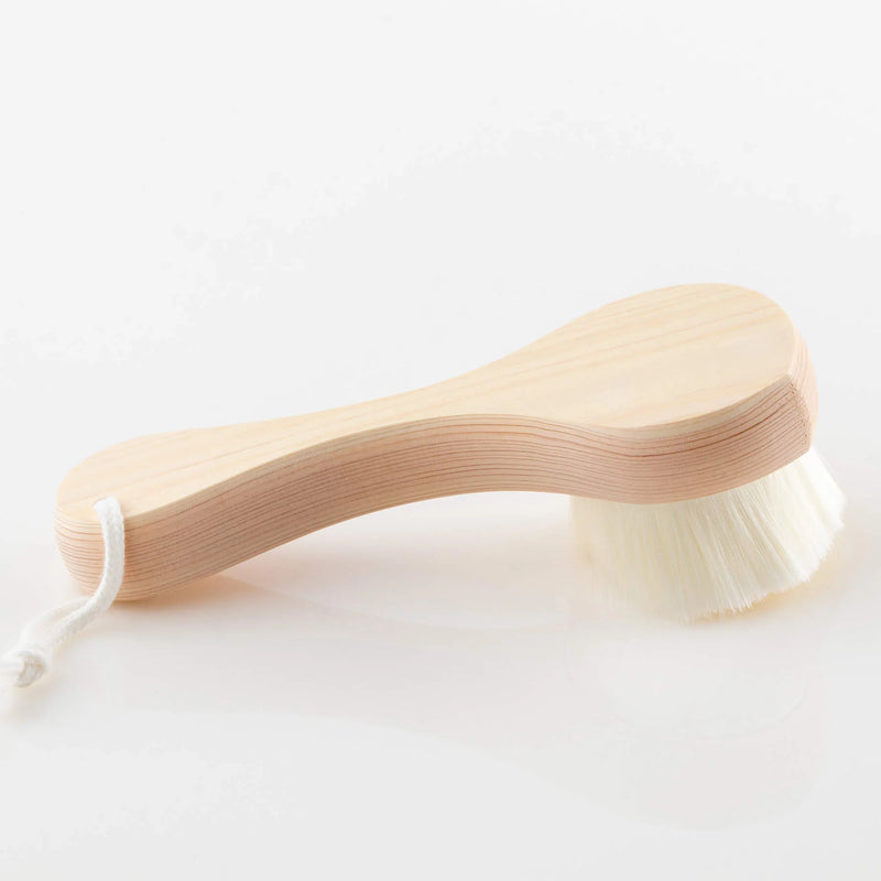 Mini handle body brush