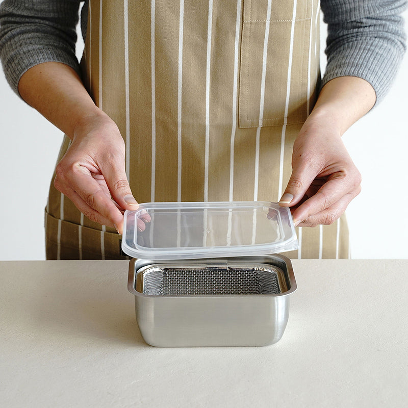 Square Tray & Strainer