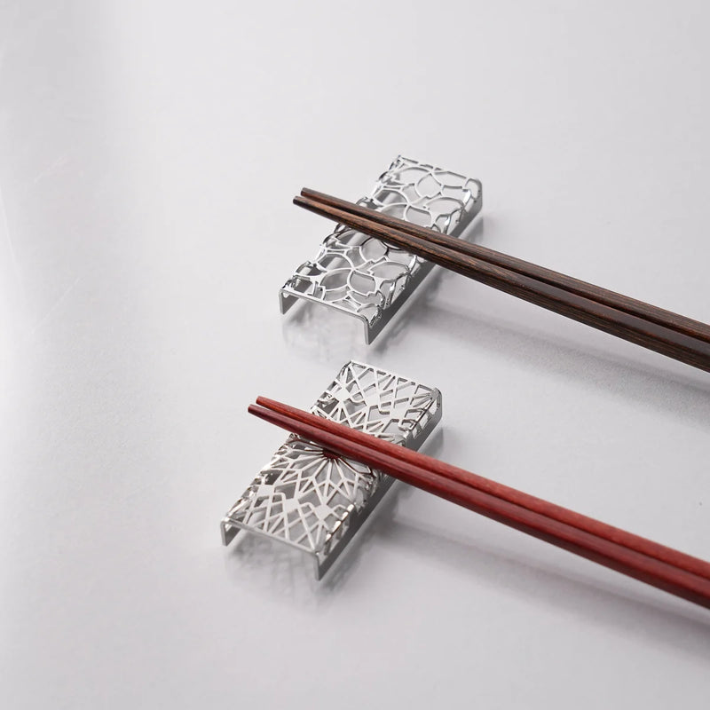 Unique Stainless Chopstick Rest Set