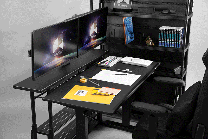 Gas Lifting Tilt Desk