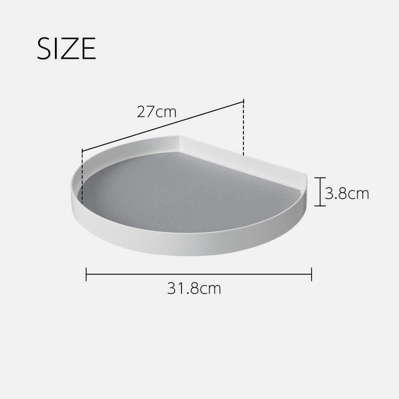 Semicircular Rotating Tray