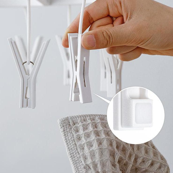 Round Folding Laundry Hanger With Pegs