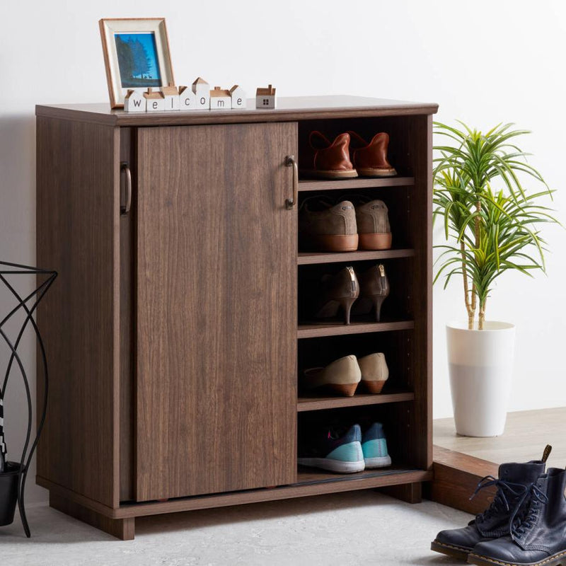 Sliding Door Shoe Cabinet