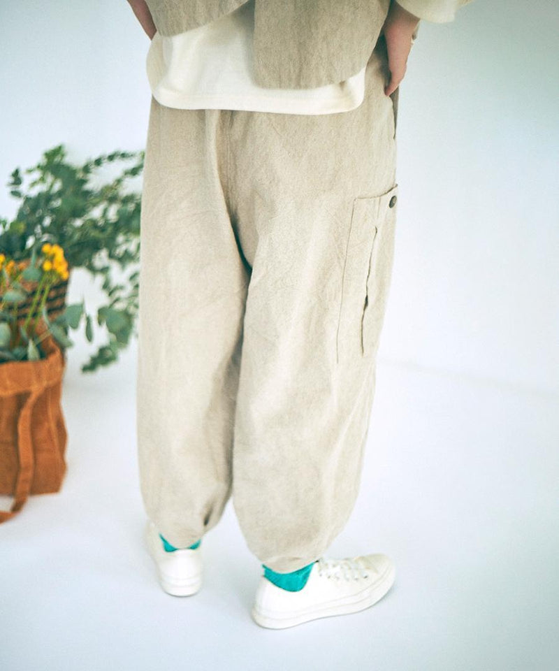 Linen Cotton Canvas 2way Vest & Pants