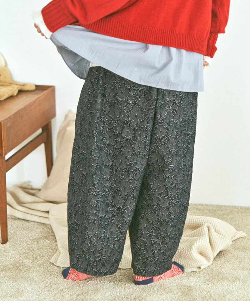 Flower Embroidery Pants