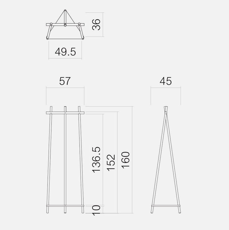 Tepe Hanging Rack COME IN' 家具 | Tepee Corner Rack – COME IN' LIVING LIMITED