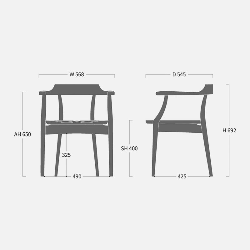 Sign Arm Chair Wide